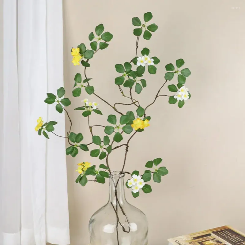 Dekoracyjne kwiaty symulacja Lotus pozostawia sztuczną roślinę Guanyin Leaf Decoration