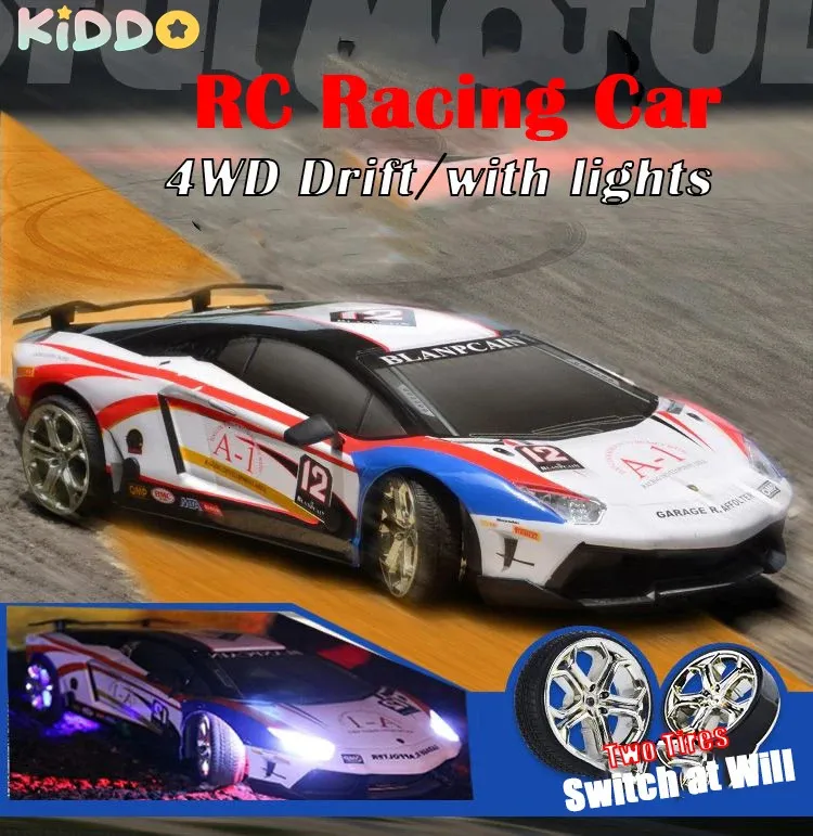 Electric RC Car 1 16 RC Drift Remote Control 35 km H 2 4G 4WD Radiostation Racing High Speed ​​Toys for Boys Children 231013