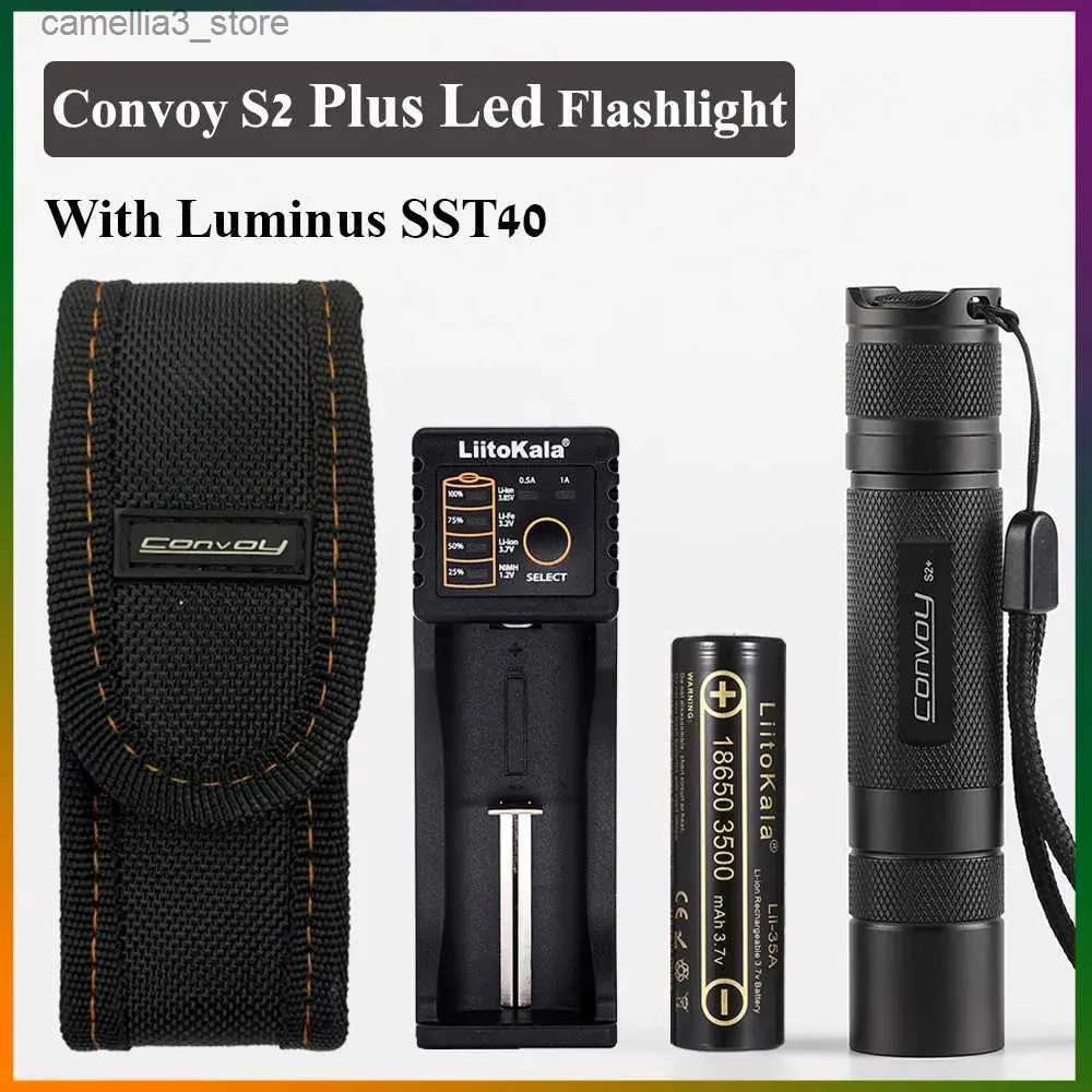 Convoy S2 Plus Luminus SST40 LED Portable SMO Best Edc Flashlight