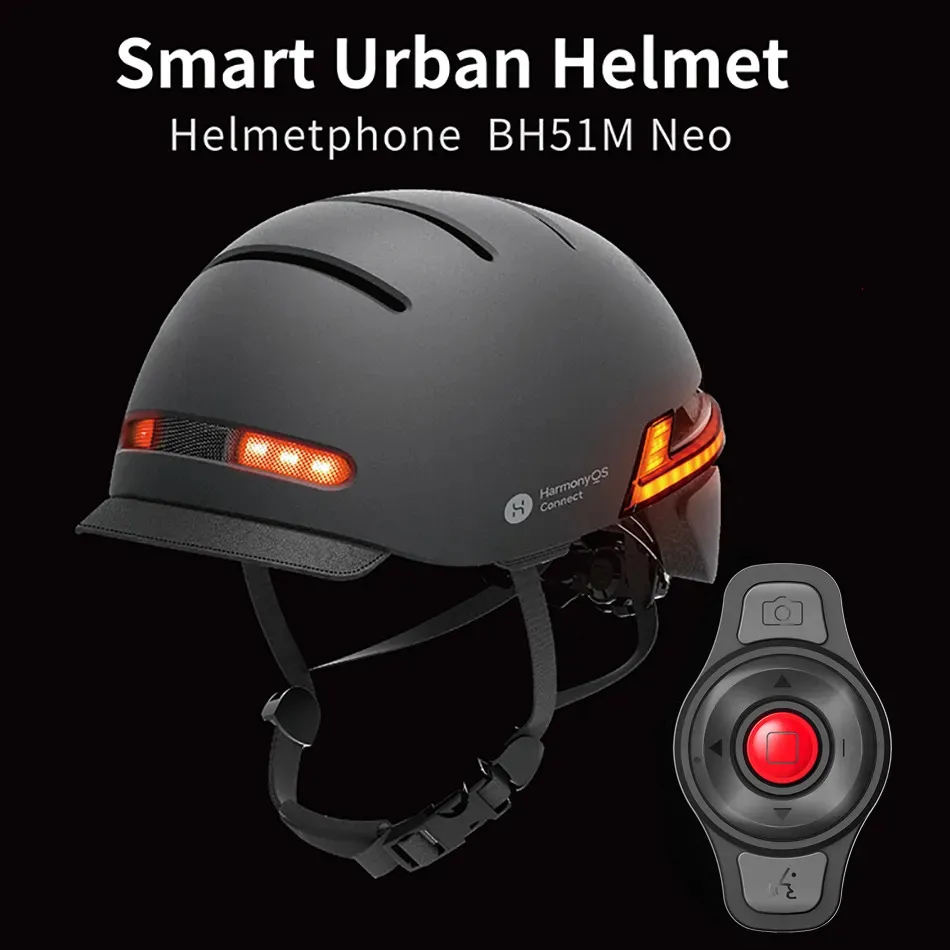 Cykelhjälmar LIVALL 2023 BH51M SMART BIKE HELM MED AUTO SENSOR LED Bluetooth SOS Alert MTB Motorcykelcykel Scooter 231012