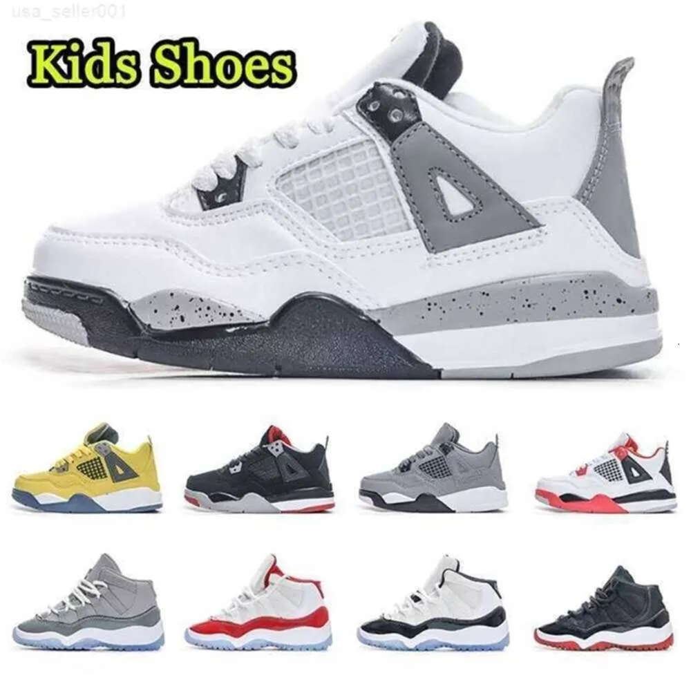 Jumpman 2023 Kids Boys Basketball Shoes OG Black Cat J4, Cherry 11s