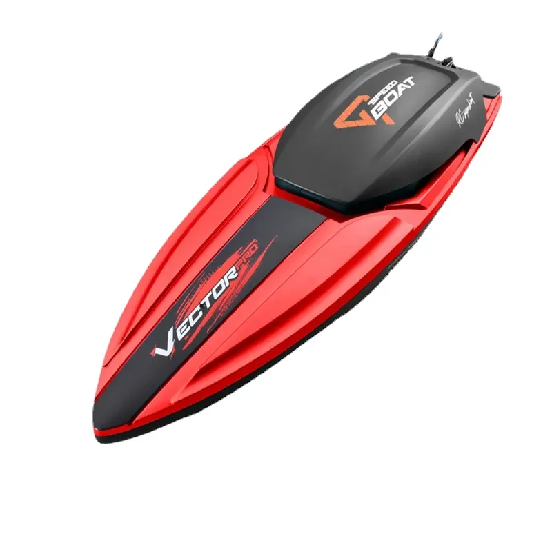 High Quality 2.4G RC Ship High-Speed Motor Power Speedboat Rechargeable Dual Electric Waterproof Anti-drop Kids Toy Model Gift