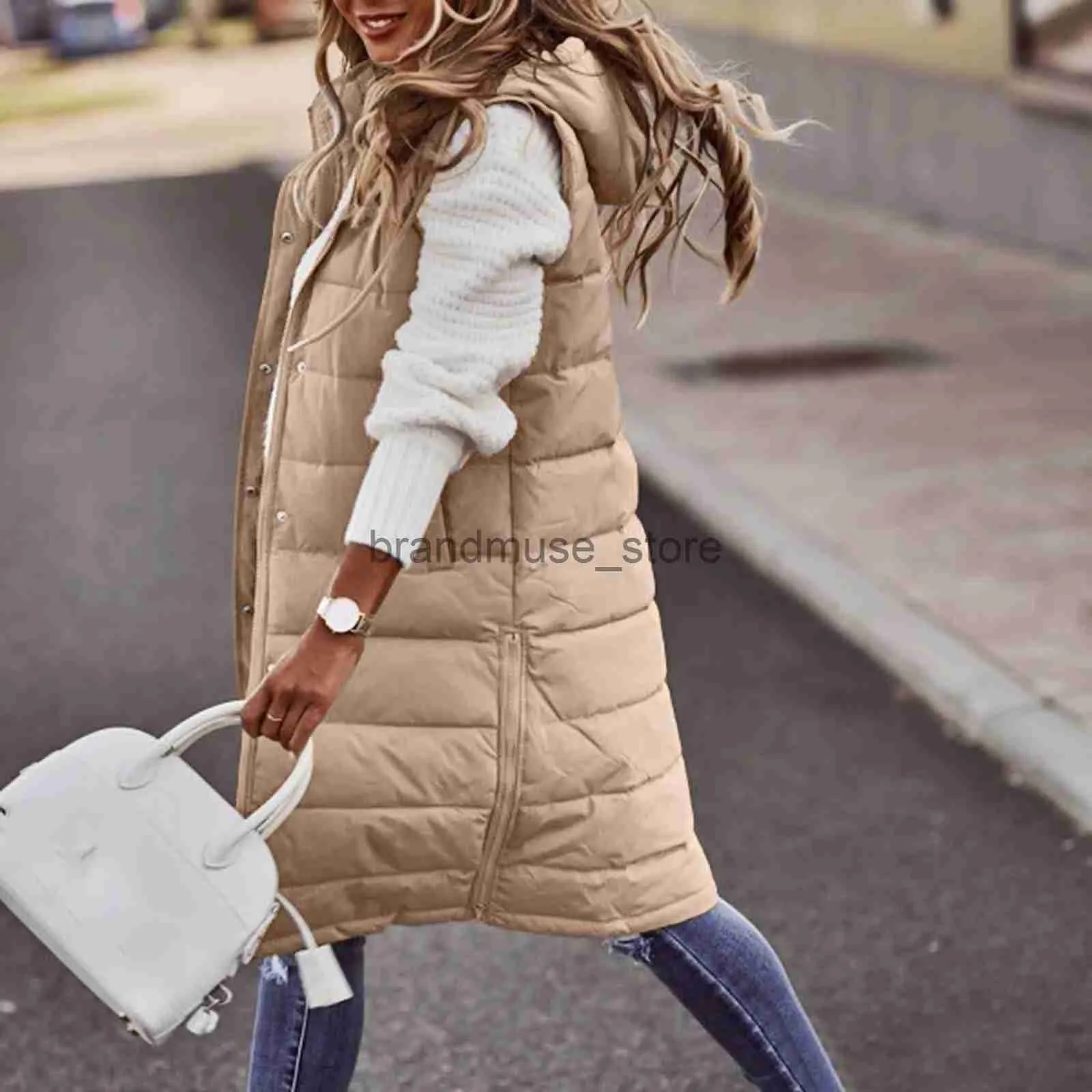 Womens long winter clearance vests