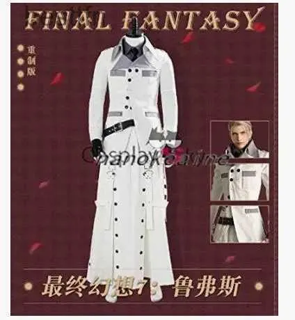 Kostium motywu Rufus Shinra Cosplay Come/Buty/Wig Carnival Halloween Christmas Cos Party