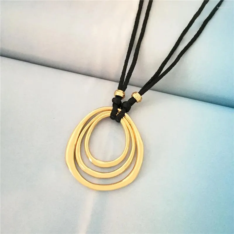 Pendentif Colliers Réglable Nylon Corde Vintage Style Ethnique Boho Collier Pour Femmes Bijoux De Noël Cadeau