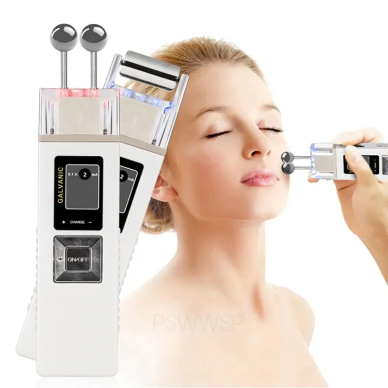 Dispositivos de cuidados faciais Microcorrente Massageador Galvânico Anti Envelhecimento Reduzir Rugas Aperto de Pele Face Lift Pele Firming Máquina Home Spa Use 231012