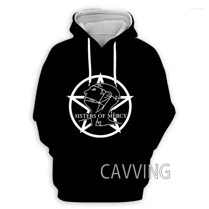 Sudaderas con capucha para hombre CAVVING con estampado 3D de las Hermanas de la Misericordia, sudaderas con capucha, camisetas Harajuku, ropa de moda para mujeres/hombres