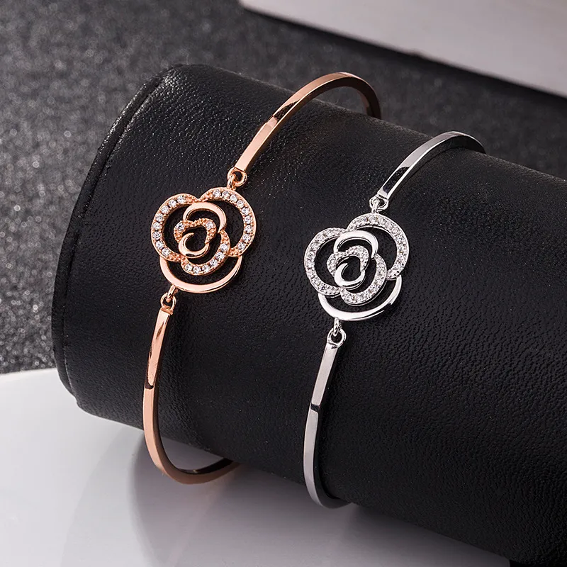 Mode S925 Blume Charme Armbänder Designer Frauen 925 Sterling Silber Armband J118 Schmuck Geschenke für Weibliche