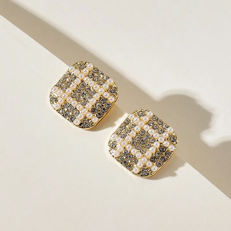 Designer Sieraden Oorbellen Mode Gouden Diamanten Parel Oorbellen Topkwaliteit MoonRiverJewel Kerst Verjaardag Nieuwjaar