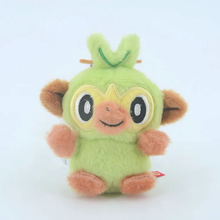 Wholesale cute fire dragon plush toy keychain children's game playmate Holiday gift doll machine prizes
