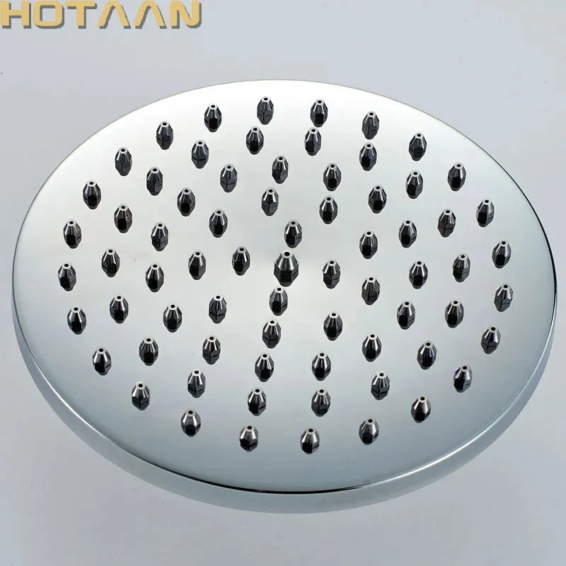 Bathroom Shower Heads . 8 inch 20x20cm Round OverHead Rain Shower Head Stainless Steel Chrome Bathroom Shower Chuveiro YT-5113-C 231013