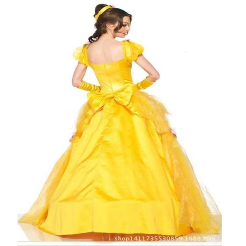 New Halloween costume belle Princess Dress adult Beauty and Beast dress