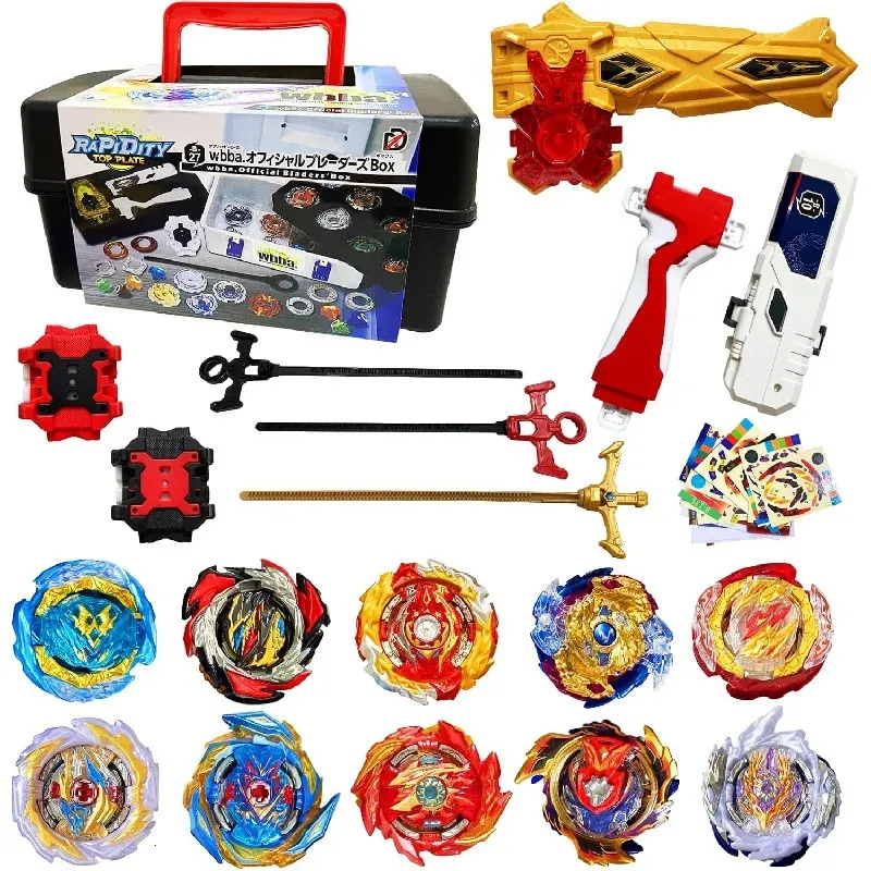 Toupie Beyblade Burst Combat Gyro ensemble de jouets jeu de Combat 10 hauts 1 St épée Ver er 2 boîte d'erse bidirectionnelle 231013