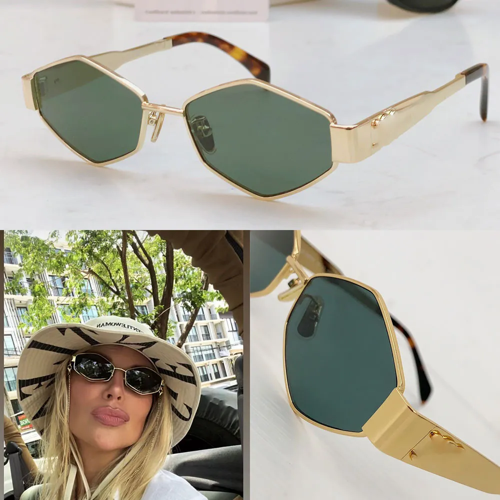 Arc de Triomphe sunglasses Fashion Designer Women Classic Small Frame Sunglasses Metal Frame Triumphe Arch Logo on the temples 40236 Lunettes de solei