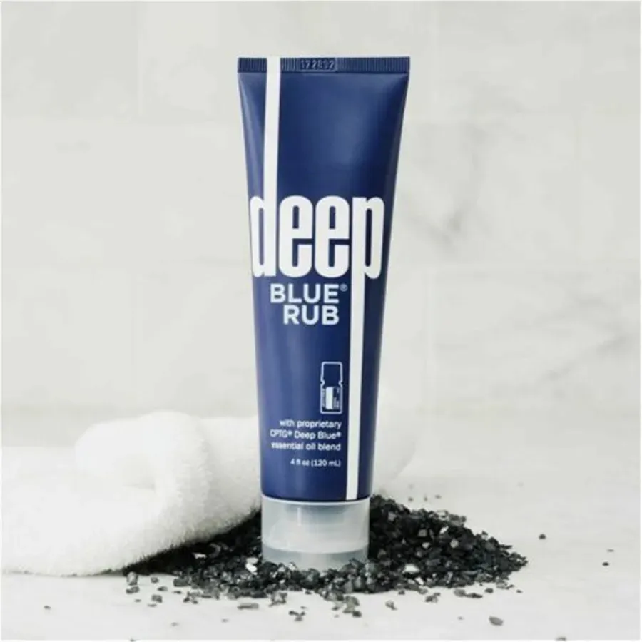 Creme para cuidados com a pele corporal deep blue rub doterra com mistura proprietária de óleo essencial deeps blue 120ml entrega rápida de alta qualidade