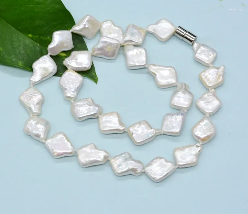 Choker Exquisite. 11MM White. Fang Bian. Natural Pearl Necklace. Powerful Magnetic Buckle. Classic Ladies Party Jewelry