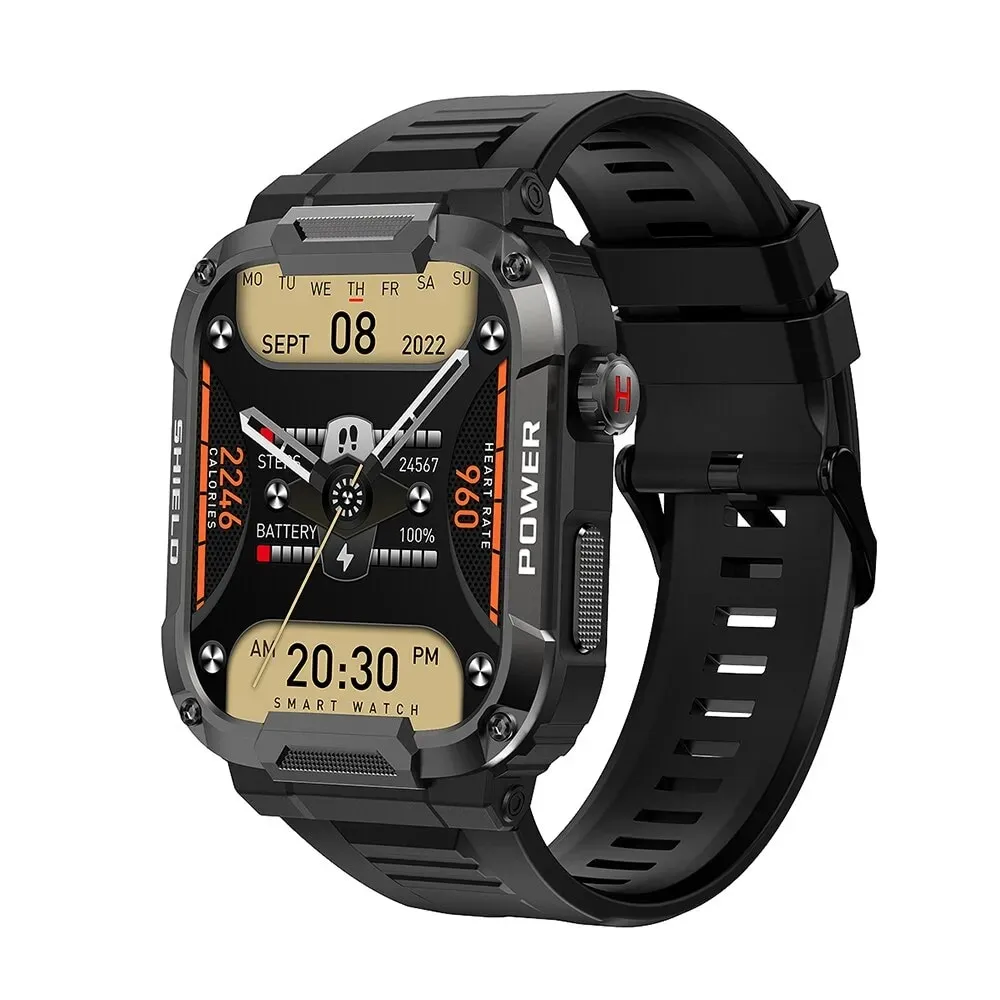 MELANDA 1.85 Outdoor Military Smart Watch Men Bluetooth Call Smartwatch For  Xiaomi Android IOS Ip68 Waterproof Ftiness Watches From Wellglobal, $31.65