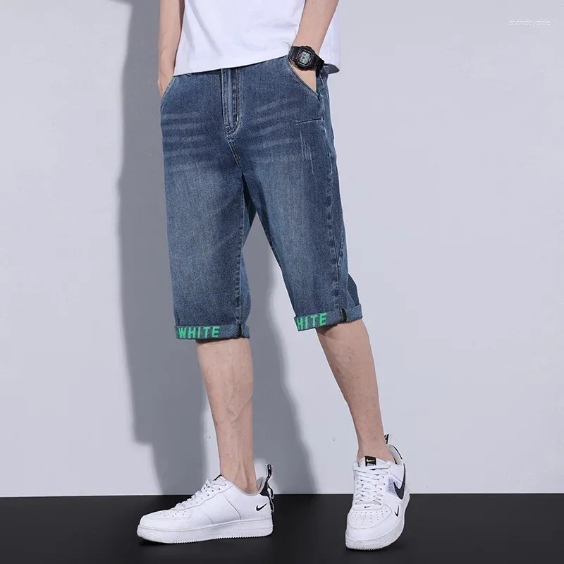 Pantaloncini da uomo Dritti Pantaloni larghi casual medi Pantaloni corti da spiaggia da uomo Ins High Street Trendy Fashion Abbigliamento maschile