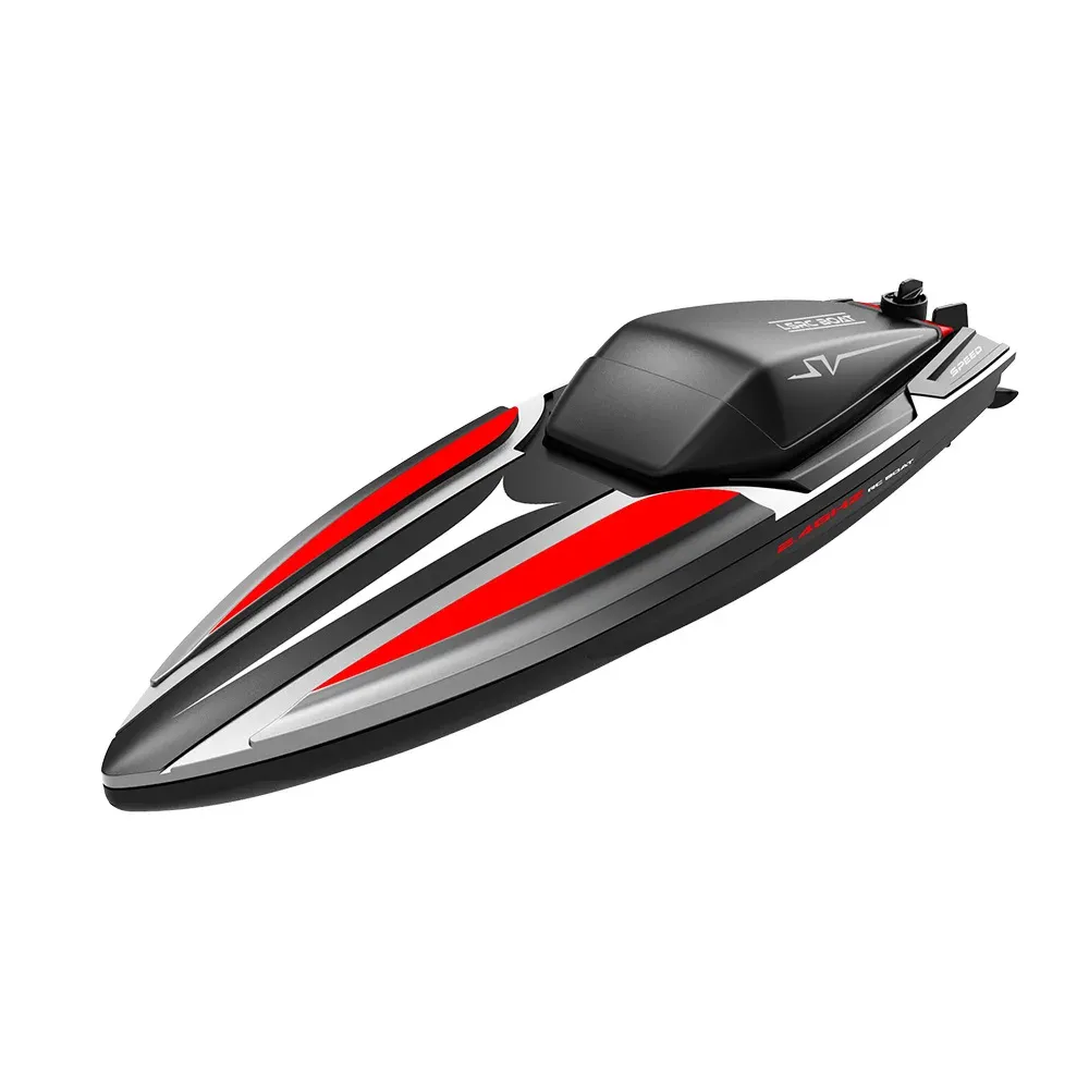 Simulazione radiofonica elettrica a doppio motore modello Lsrc-b6 ad alta velocità Rc Racing Boat 2.4g per regali di giocattoli ricaricabili impermeabili