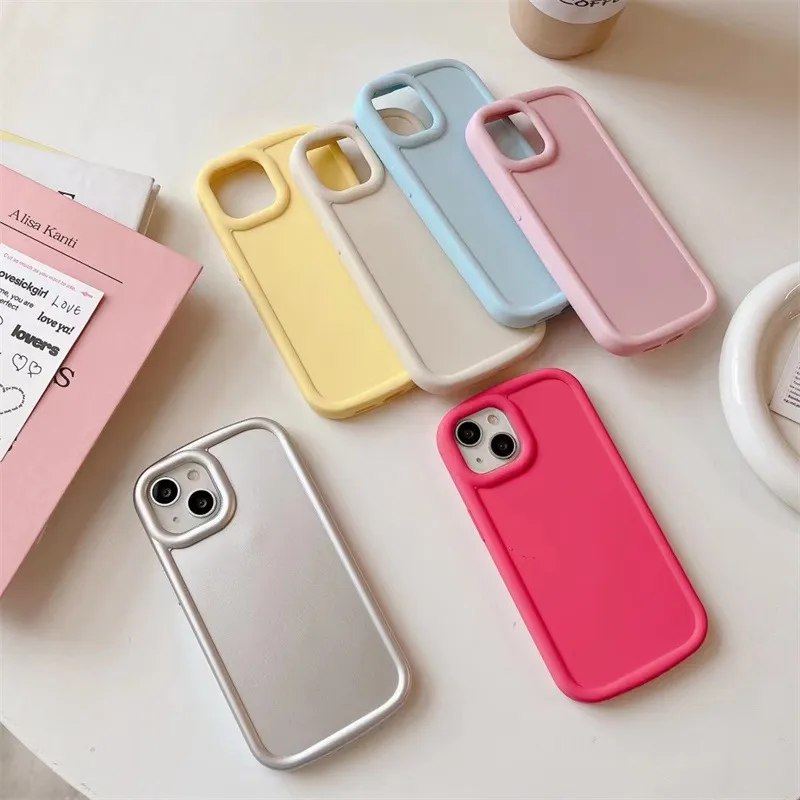 Candy Color Soft TPU корпус для iPhone 14 13 12 11 15 Pro Max XS XR 7 8 Plus SE для iPhone15 15promax Cover Back Case 600pcs