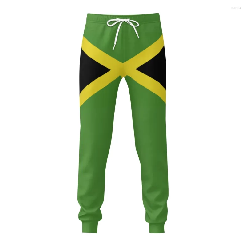 Herenbroek Jamaica Vlag Heren Joggingbroek Met Zakken Joggers Voor Heren Sport Casual Zweet Trekkoord