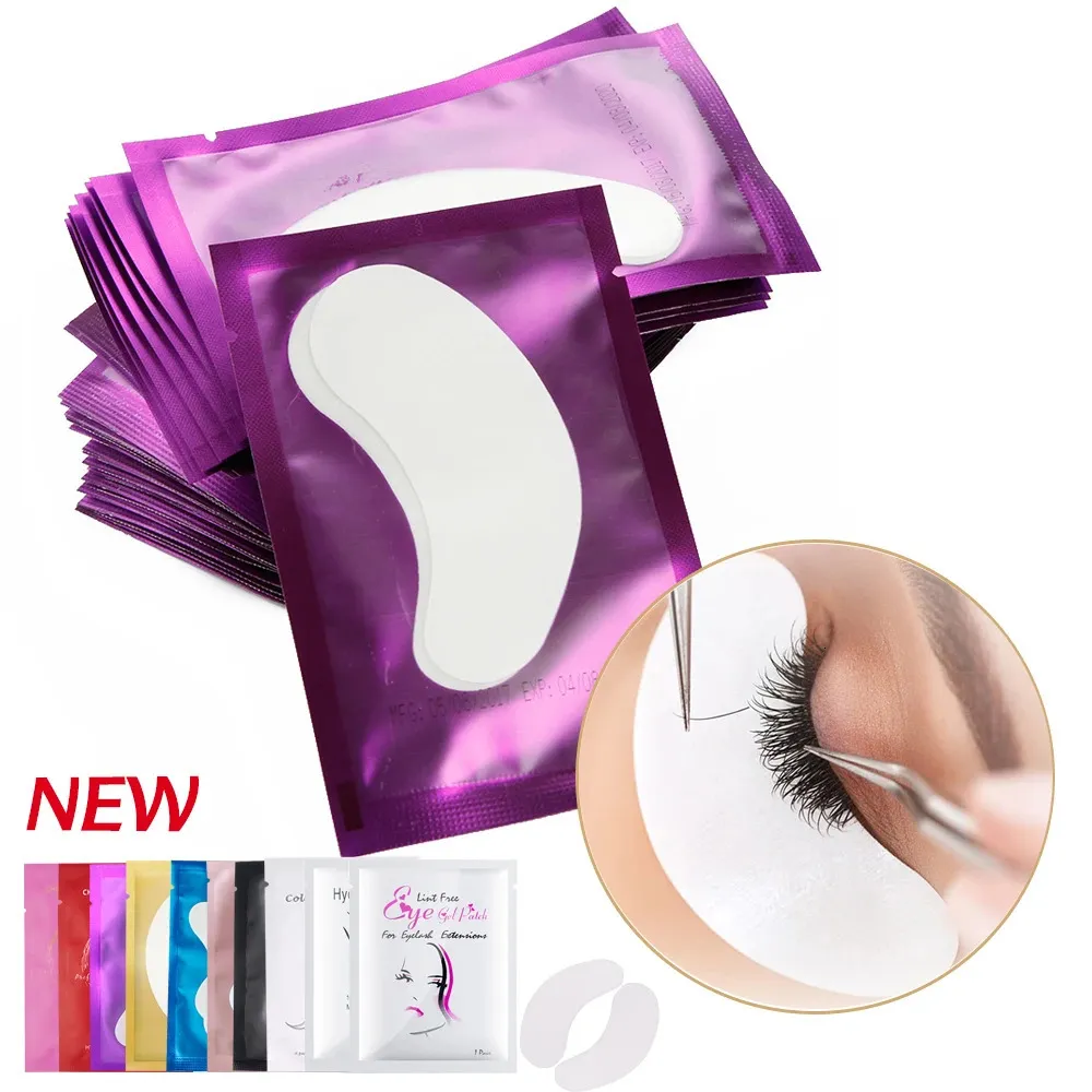 False Eyelashes 200/500 Pairs Eyelash Under Eye Pads Patch Set Eyelash Extensions Pad Patches Lint Free Patches for Lash Extension Makeup Tools 231012