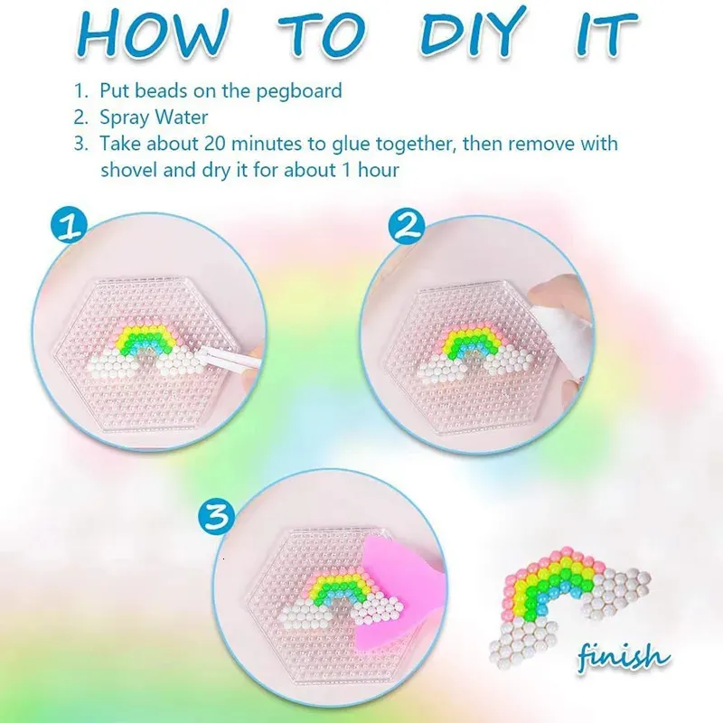 Magic Beads Sticky Bead Art Magic Water Beads DIY Art Set Fuse