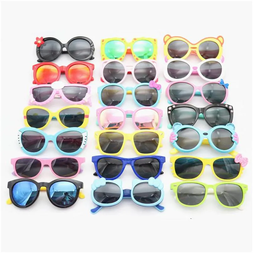 Sunglasses Childrens Fashion Sunglasses Polarized Kids Sun Glasses Uv400 Summer Outdoor Travel Anti Radiation Protective Eyewear Baby, Ot41E
