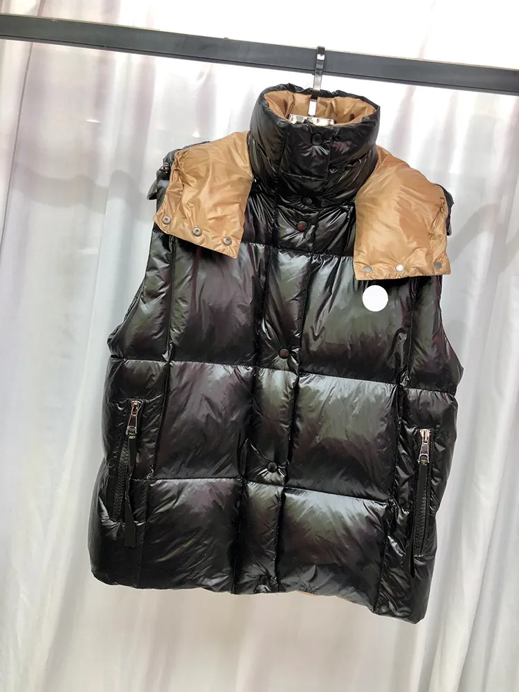 23 Kvinna designer kappa västar ner vintern ner väst ärmlös klassisk tre stil väst rockar mode casual puffer väst kvinnor kläder grossist