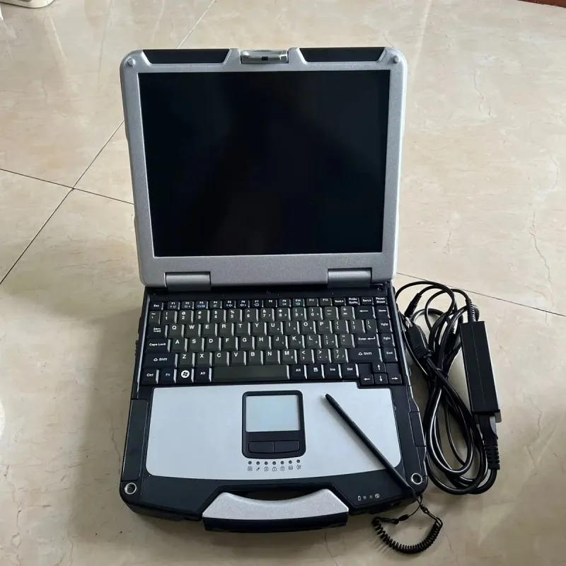 Używany Notebook Twardbook Touch Narzędzie diagnostyczne Komputer z SSD MB Star C4 C5 CF-31 I5 4G Laptop Screen Lata Gwarancja