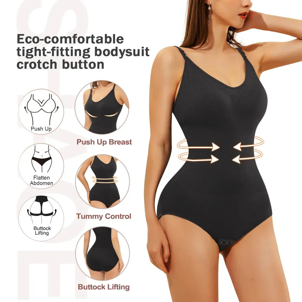 Sexy Seamless Body Shaper Thong Bodysuit With Corset Control And Push Up Bra  Dropship Body Suit For Women 231012 From Niao07, $11.41