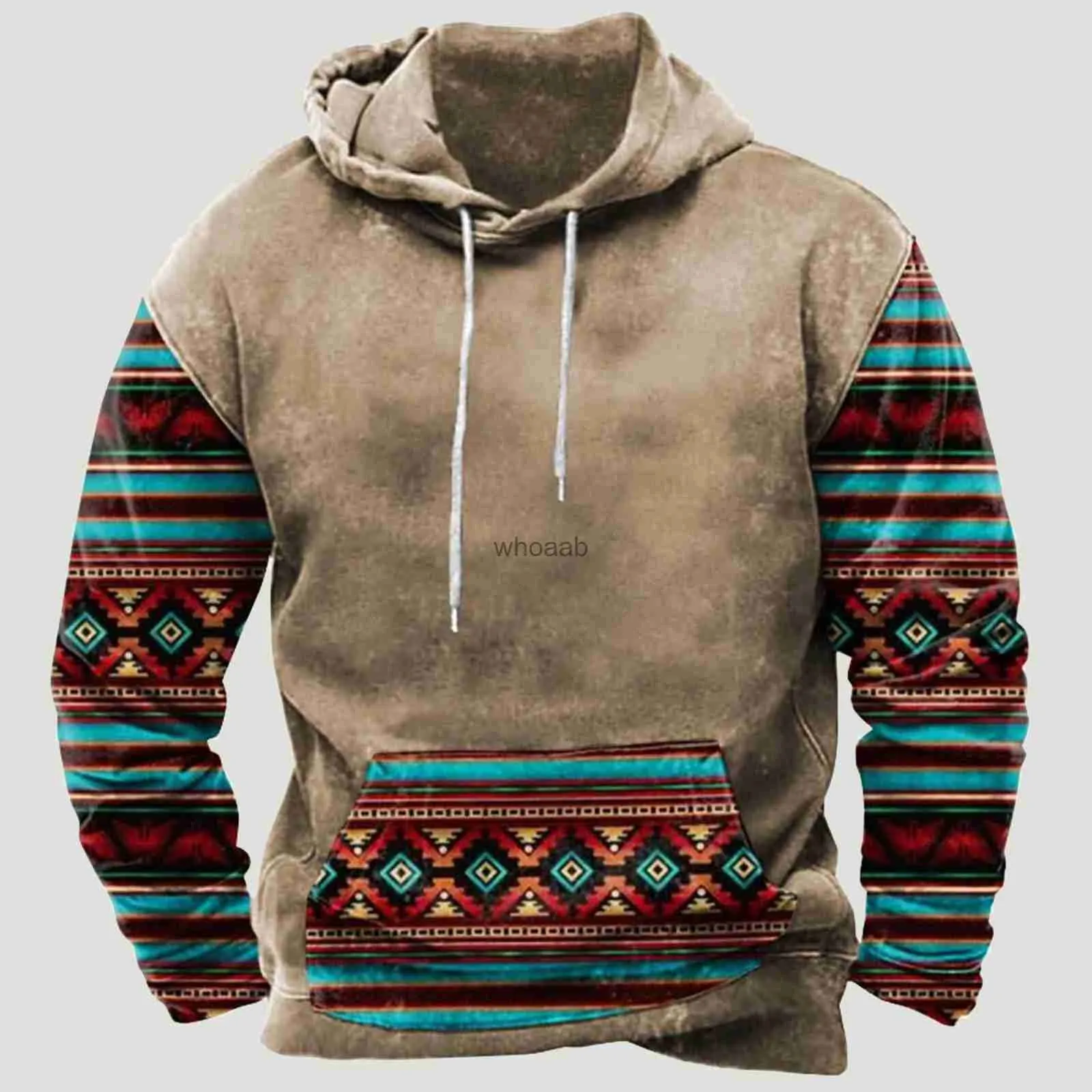 Vintage Aztec 3d Hoodies For Men Loose Fit Streetwear Sweatshirts With Oversized Fit American Western Cowboy Style YQ231013 From Tales01 13.85 DHgate.Com