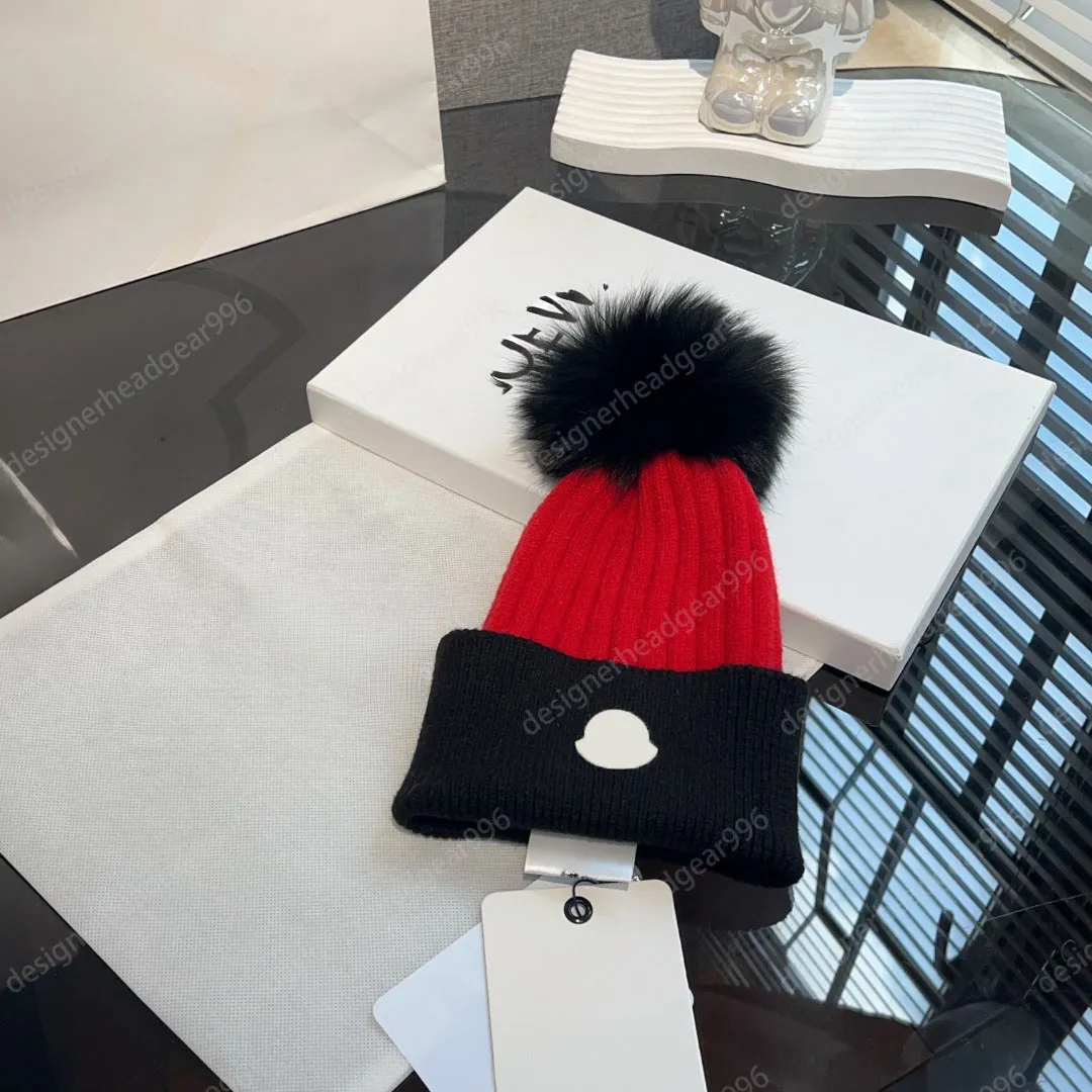 Berretti firmati Berretto da uomo e da donna Autunno e inverno Cappello termico lavorato a maglia Sci Marca Bonnet Berretto scozzese con teschio Berretto caldo di lusso Cappelli invernali popolari Cappelli firmati