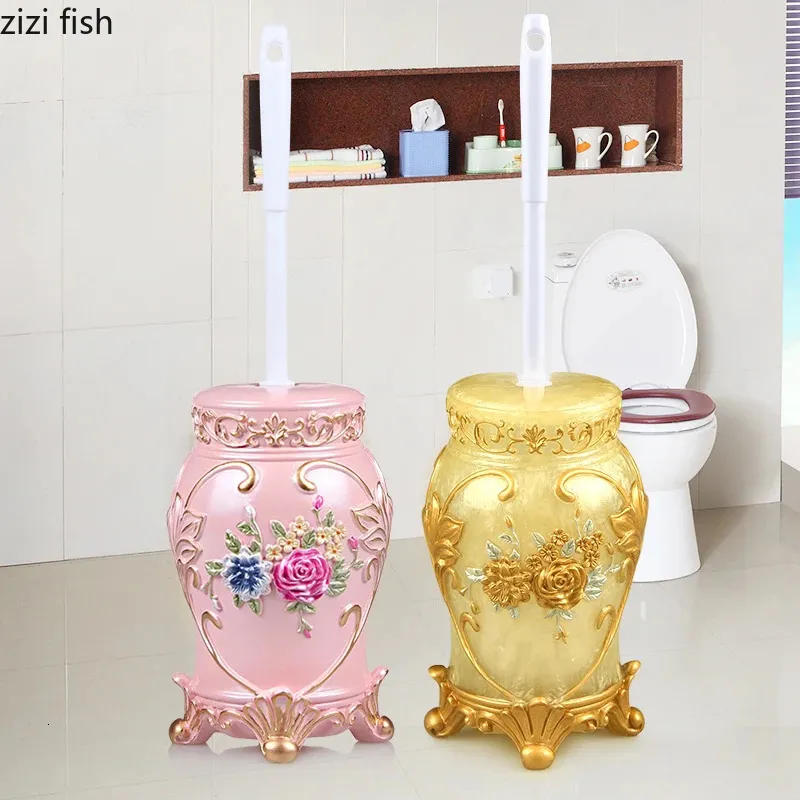 Resin toilet 2024 brush holder