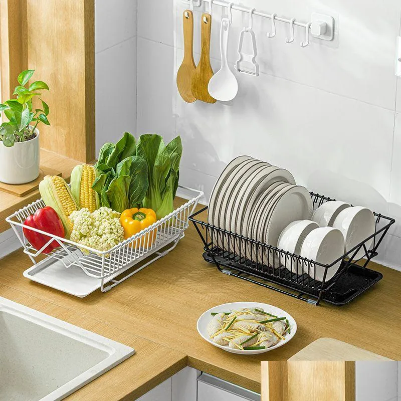 Kitchen Storage Set Dish Racks And Drainers Bowl Rack With Drain Chopsticks Plate And Water Collection For Home And Garden Organization From Lybdehome 120.59 DHgate.Com