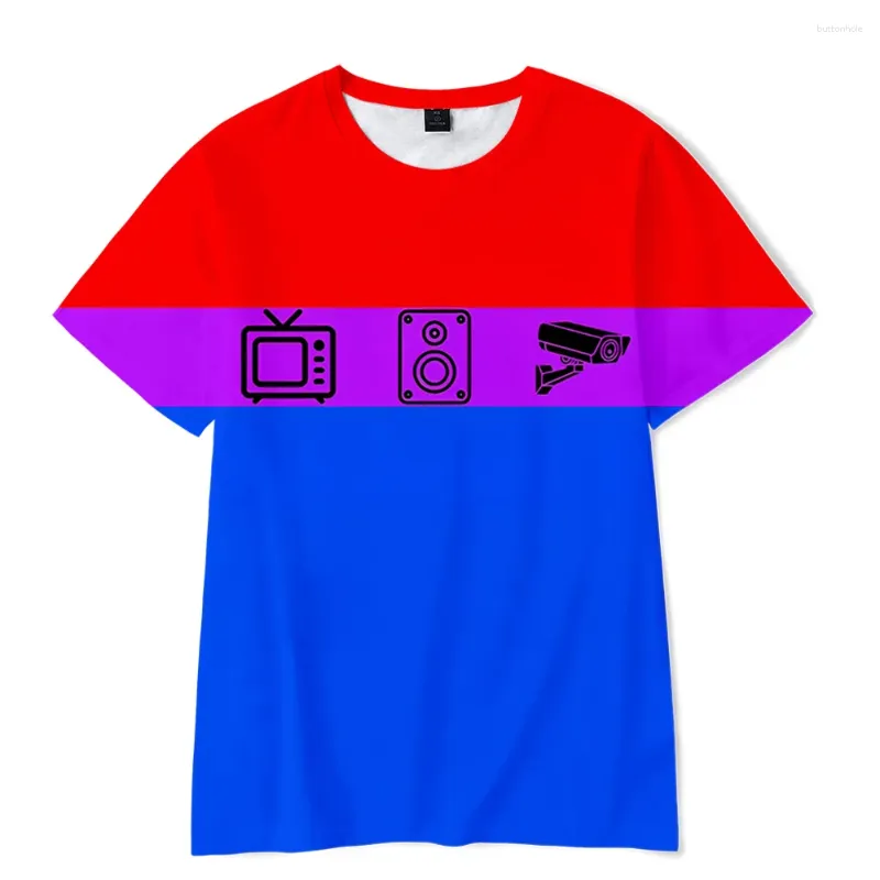 Männer T Shirts 3D Gedruckt Skibidi Toilette T-Shirt Sommer Frauen Männer Oansatz Kurzarm T Streetwear Y2k Tops