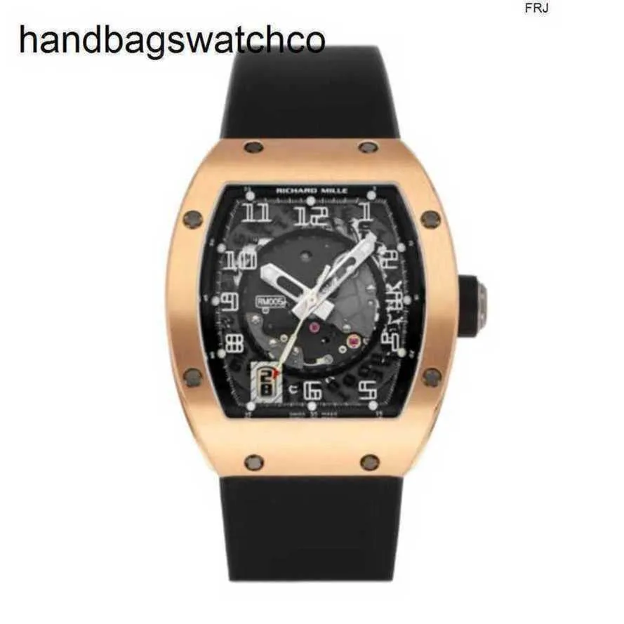 Richardmill Watch Milles Watches Mechanical Automatic Rm005 Automatico Oro Rosa Orologio Da Polso Uomo Data Ae Pg frj