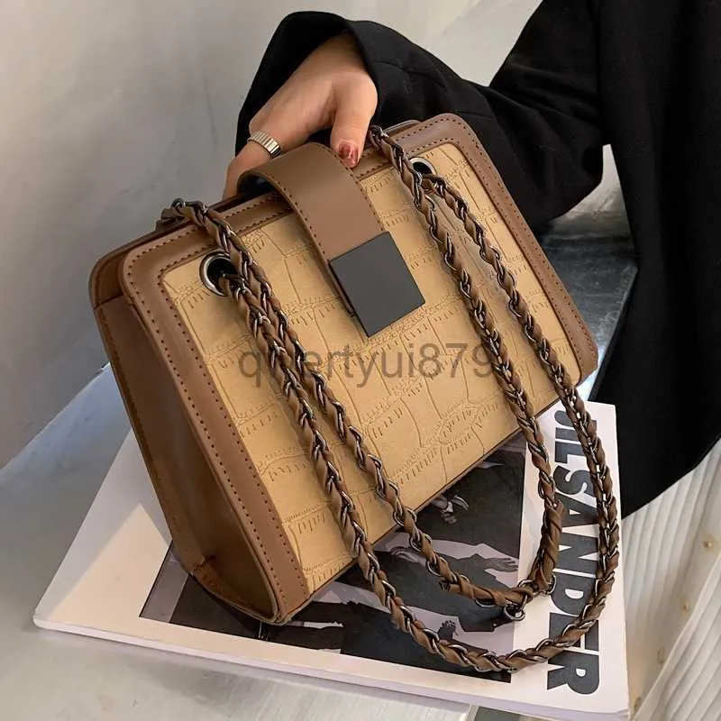 Cross Body Bags Super Hot Bag Women's 2023 New Fashion Shoulder Bag Autumn and Winter Western-Style Chain Bagqwertyui879