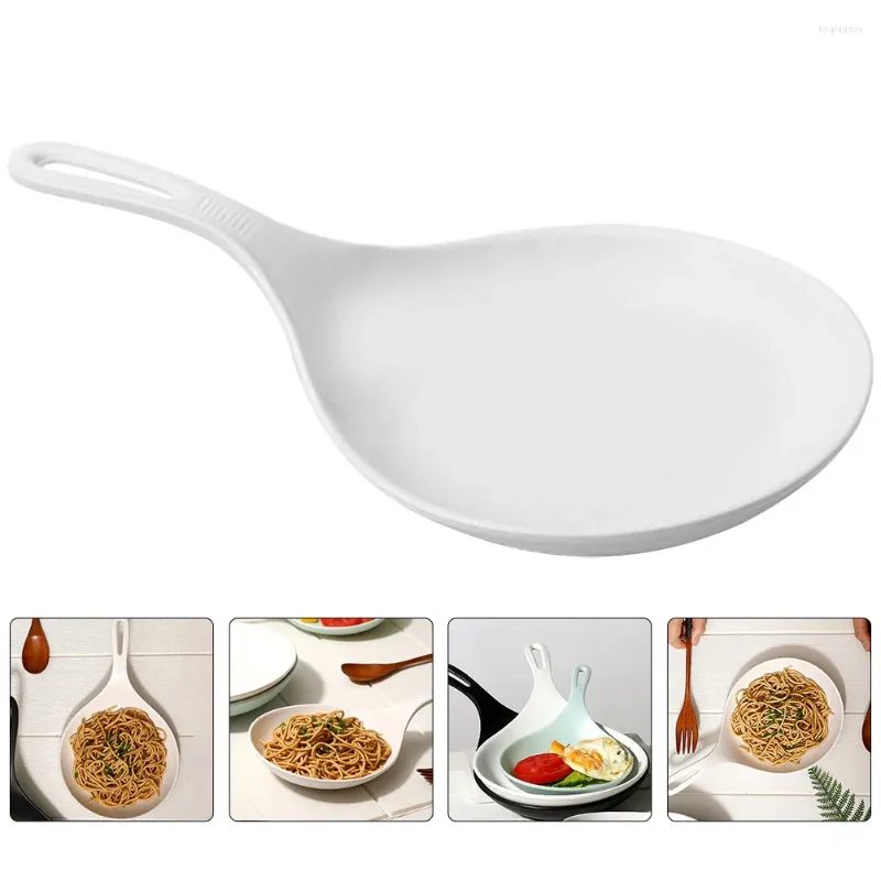 Dinnerware Sets 2pcs Serving Dish Lightweight Handled Plates Large Tray For Steak Pasta Dessert Salad