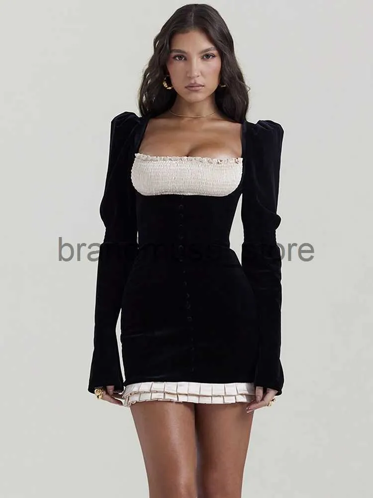 Ruiteh Abiti Da Spiaggia Da Donna Manica Corta Collo Quadrato Abito - Foto 6