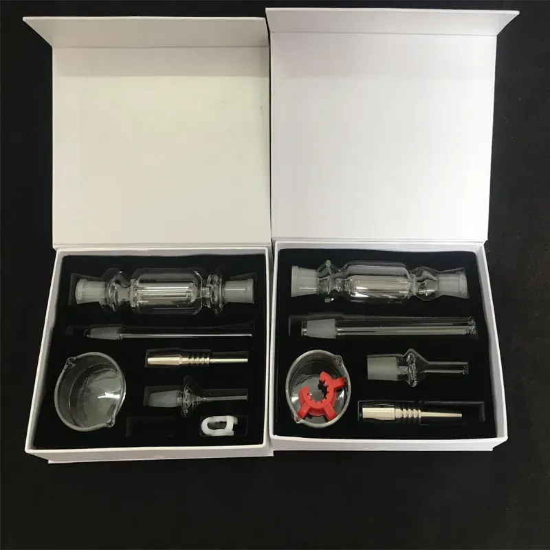 Nectar collector set 14mm 18mm Happywater pipes glass kit with keck clip glass pipes in stock DHL free to USA