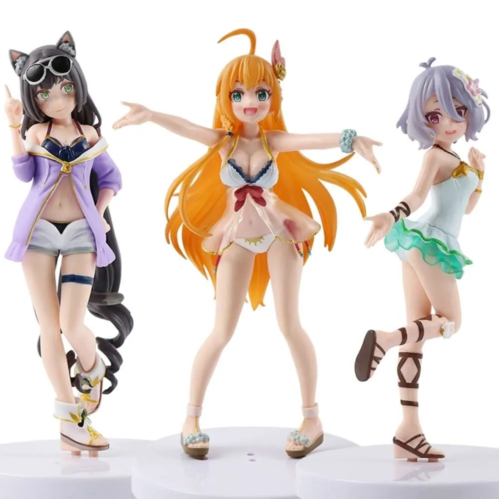 Re:Dive フィギュア 3体セット Pecorine Kokkoro Princess Connect Re Dive Anime Figure Collection Kyaru Pecorine