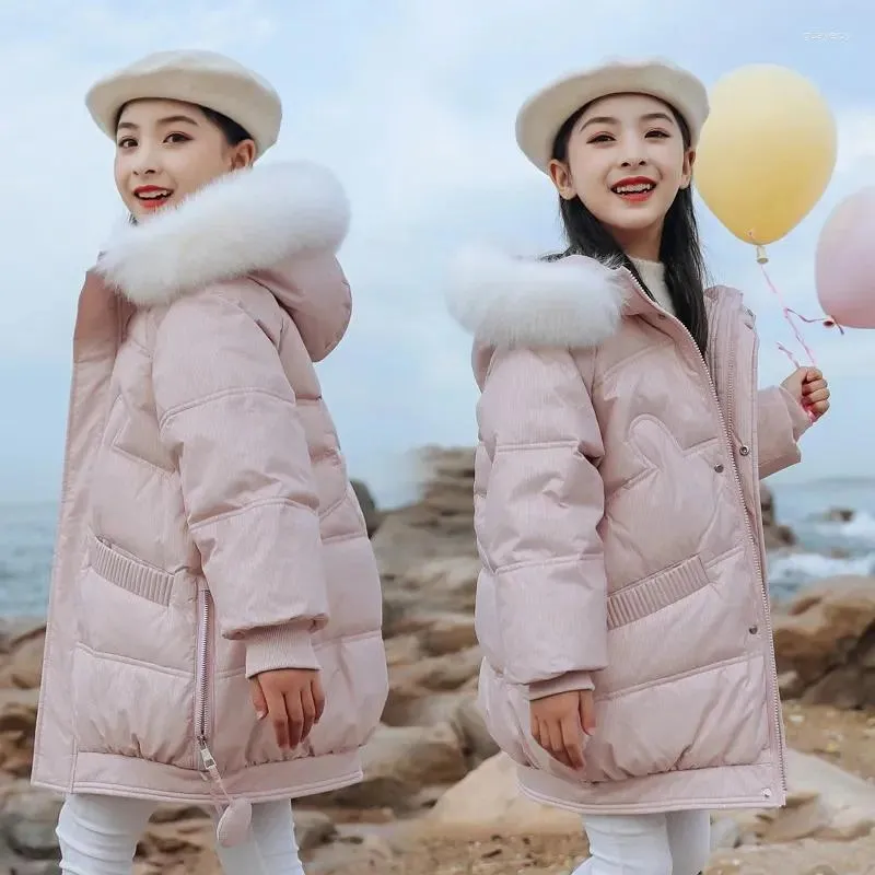 Abrigo De Plumas Para Ninas Chaqueta Calida A La Moda Para Ninos Traje De Nieve Grueso