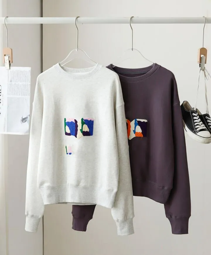 Designer luxurys hoodies Sweatshirt Fashion Round Neck Pullover ISbels Sweatshirt Women Letter Flocking Print MArants Casual Long Sleeve Sweatshirt