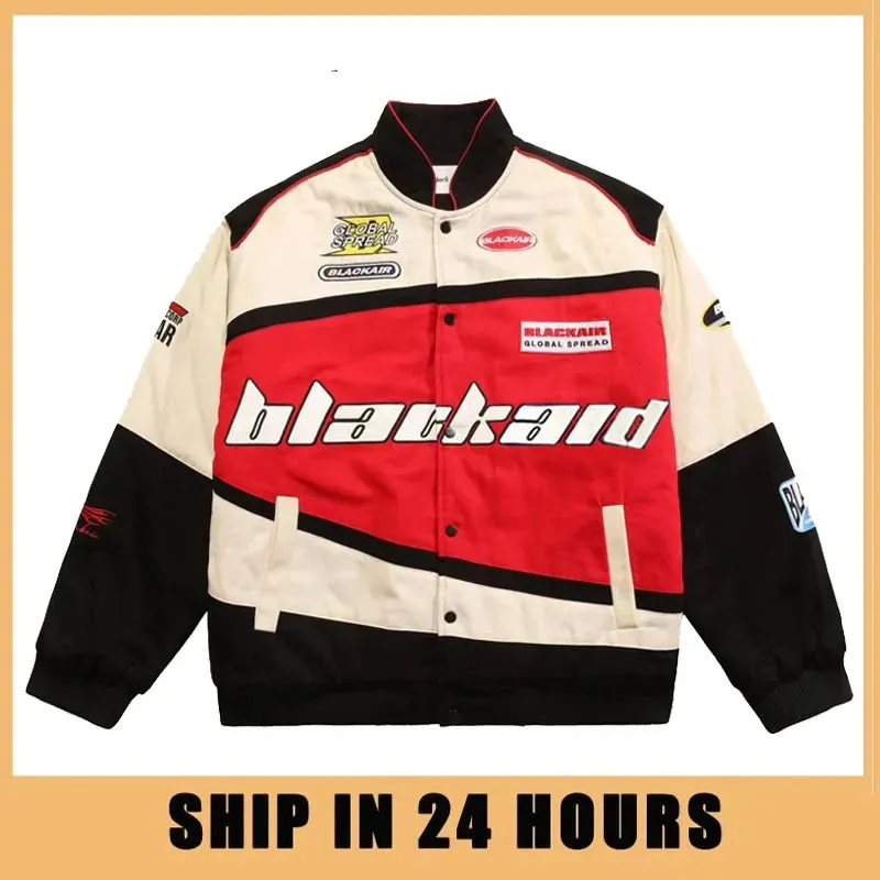 Giacche da uomo Retro Streetwear Giacche da baseball da motociclista Uomo Harajuku Lettera Ricamo Patchwork Cappotti Giacca casual allentata Varsity Unisex 231013