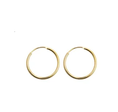 1 paio di orecchini a cerchio molto grandi senza fine in oro 14 carati o argento sterling. Scegli il tuo stile. Fili per orecchini da 65 mm. Componente per gancio per orecchini. - Italia