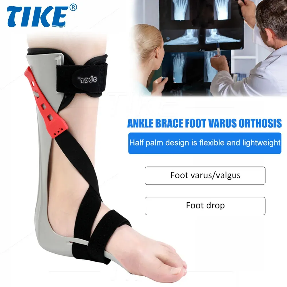 Suporte para tornozelo TIKE Upgrade Foot Drop Support Tala Tornozelo Pé Ortose Brace Stroke Foot Drops Charcot Aquiles Tendão Contratura Doença 231010