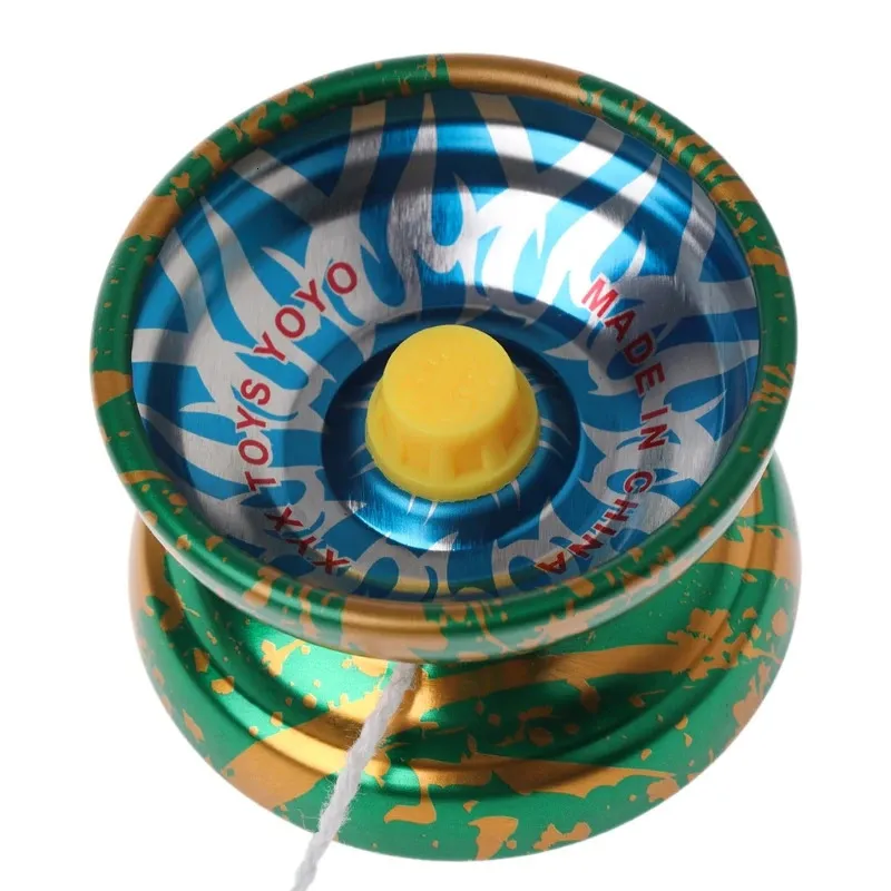 Trottola in lega di alluminio YOYO Cuscinetto a sfere String Trick Toy Regalo per bambini YoYo Yo Yo professionale 231013