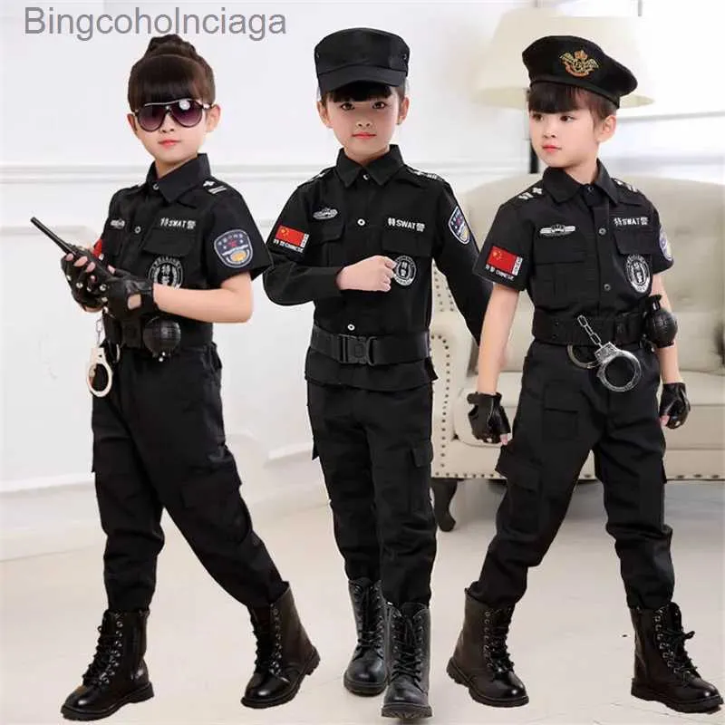 Costume for Children Swat Police Officer (2 pcs)