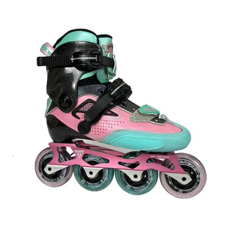 Patins à roulettes en ligne professionnel de luxe coque en carbone flash patins à roulettes de haute qualité planche à roulettes en ligne pour enfants 231012